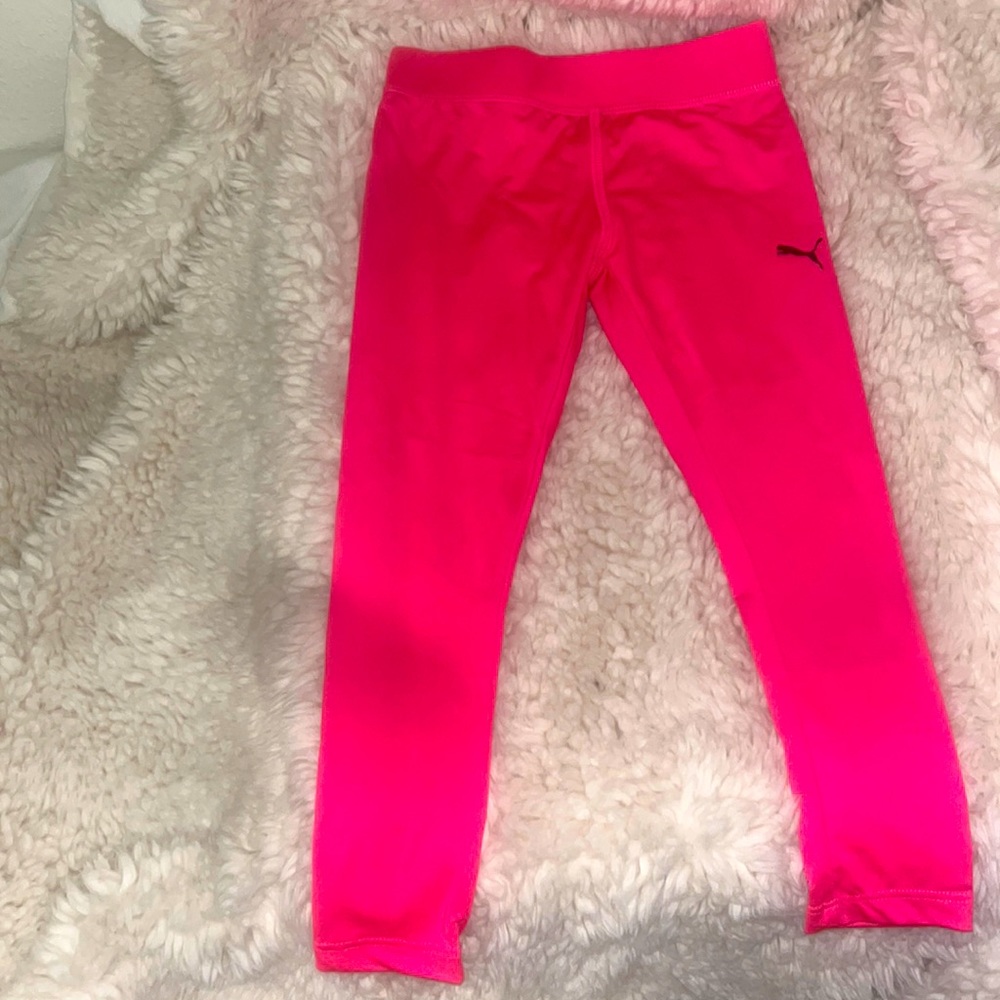 Puma pink girl pants size 5t